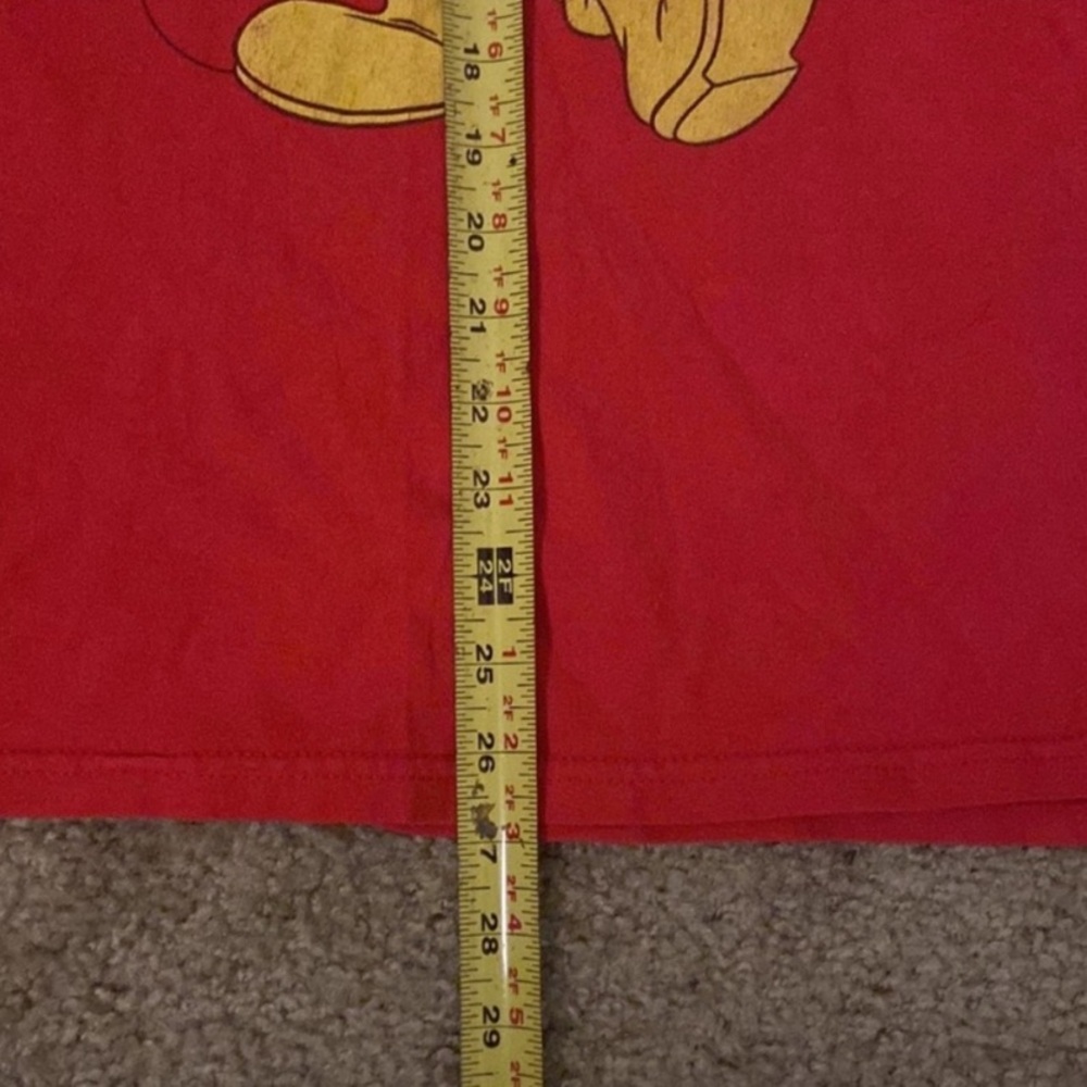 Disney Christmas Red T-Shirt Large - Picture 2 of 7